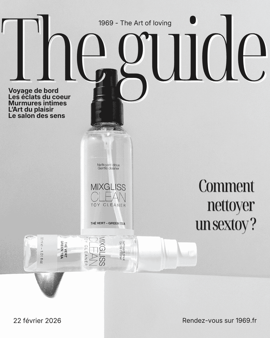 Comment nettoyer vos sextoys ?