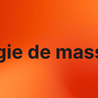 Bougie de massage