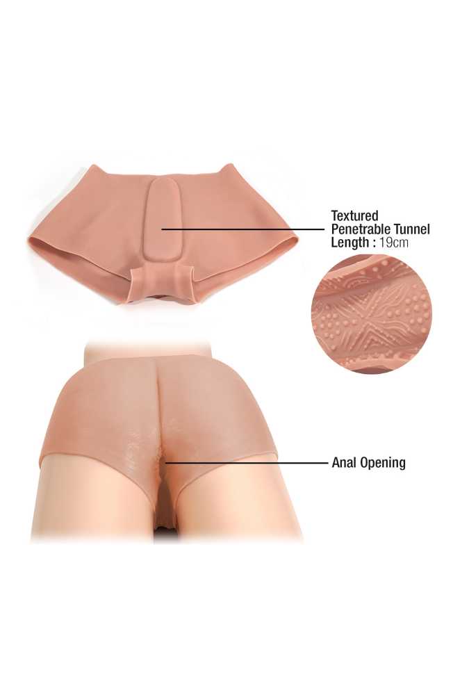 Realistic Silicone Brief - Vagina Panty