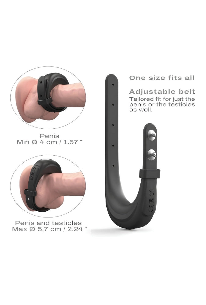 Verstellbarer vibrierender Cockring – Fit Vibe Ring