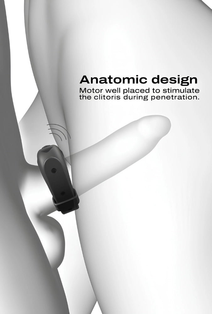 Verstellbarer vibrierender Cockring – Fit Vibe Ring