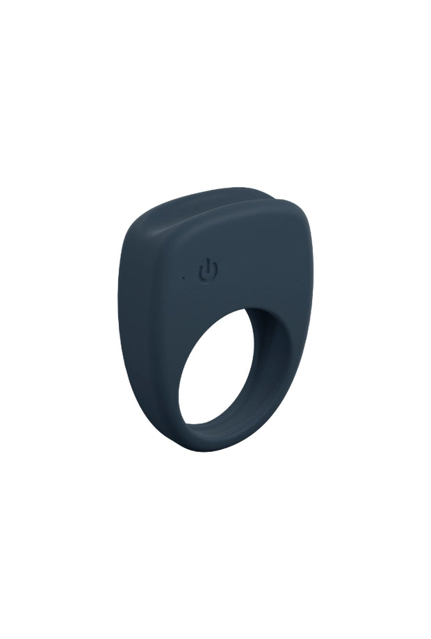 Cockring vibrant avec stimulateur clitoridien - Master Ring