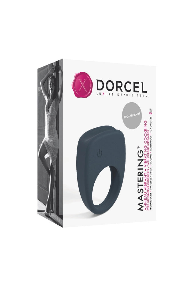 Cockring vibrant avec stimulateur clitoridien - Master Ring