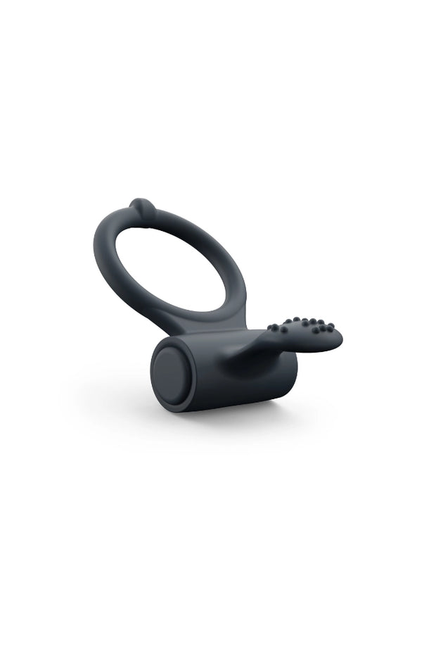 Cockring vibrante con stimolatore clitorideo ricaricabile - Power Clit +