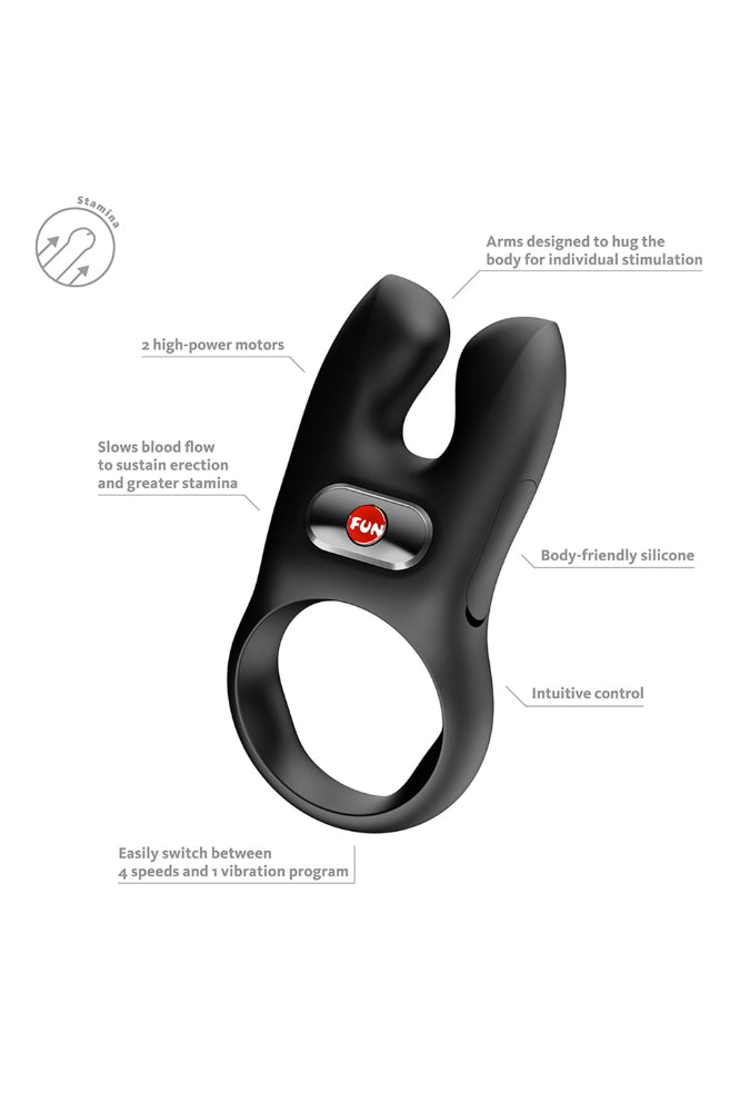 Cockring Vibrant & Stimulateur Clitoridien - Nōs Classic