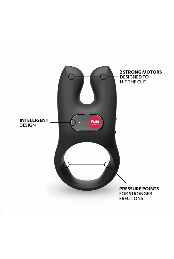 Cockring Vibrant & Stimulateur Clitoridien - Nōs Classic
