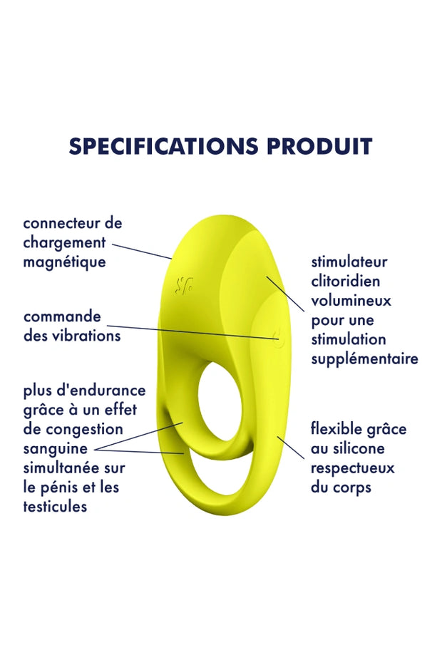 Cockring and clitoral stimulator - Spectacular Duo