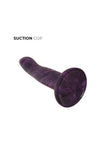Glow-in-the-dark suction cup dildo - Marble Glow