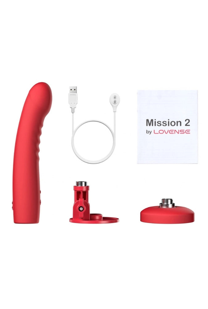 Connected vibrating suction-cup dildo with touch sensor – Mission 2