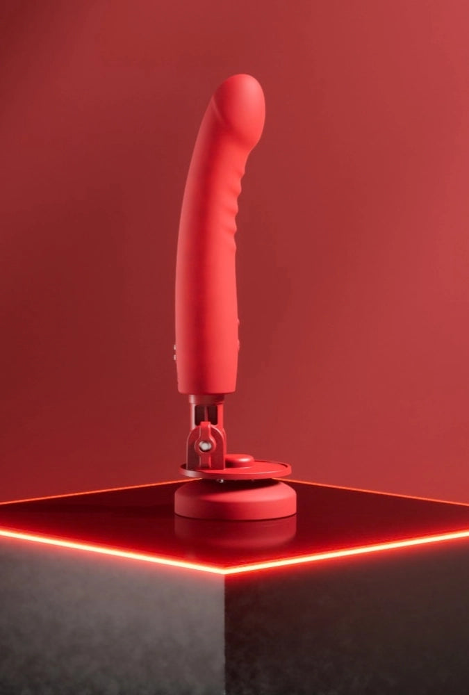Connected vibrating suction-cup dildo with touch sensor – Mission 2