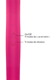 Vibrating and thrusting double-ended dildo - Orgasmic Double Do