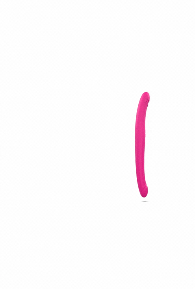 Vibrating and thrusting double-ended dildo - Orgasmic Double Do