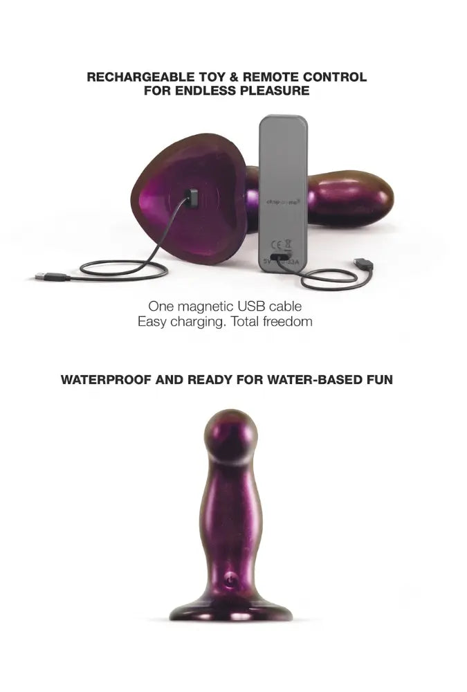 Dildo vibrant à mouvement télécommandé - Fingering & Vibrating Dildo