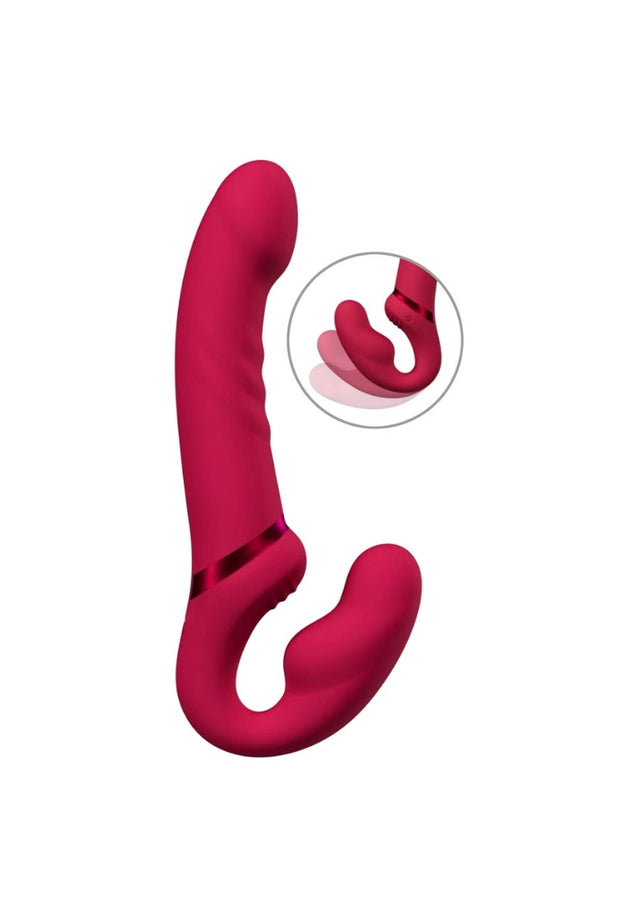 Dildo indossabile senza imbracatura, vibrante e connesso - Lapis
