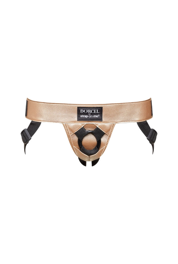 Strap-on-me x Dorcel faux-leather harness – Curious