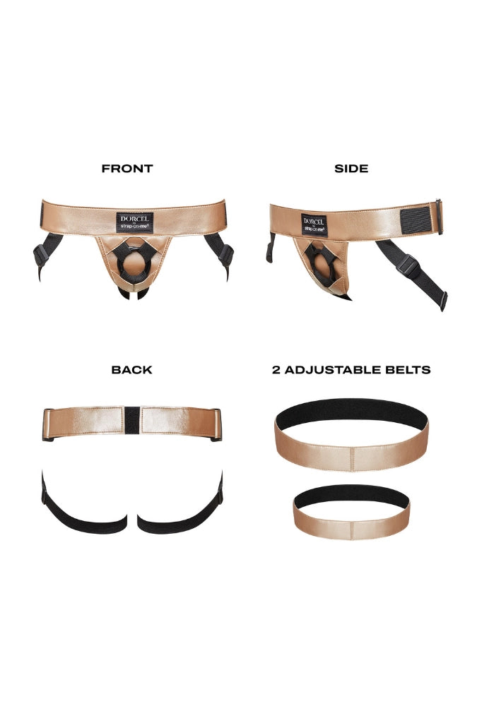 Strap-on-me x Dorcel faux-leather harness – Curious