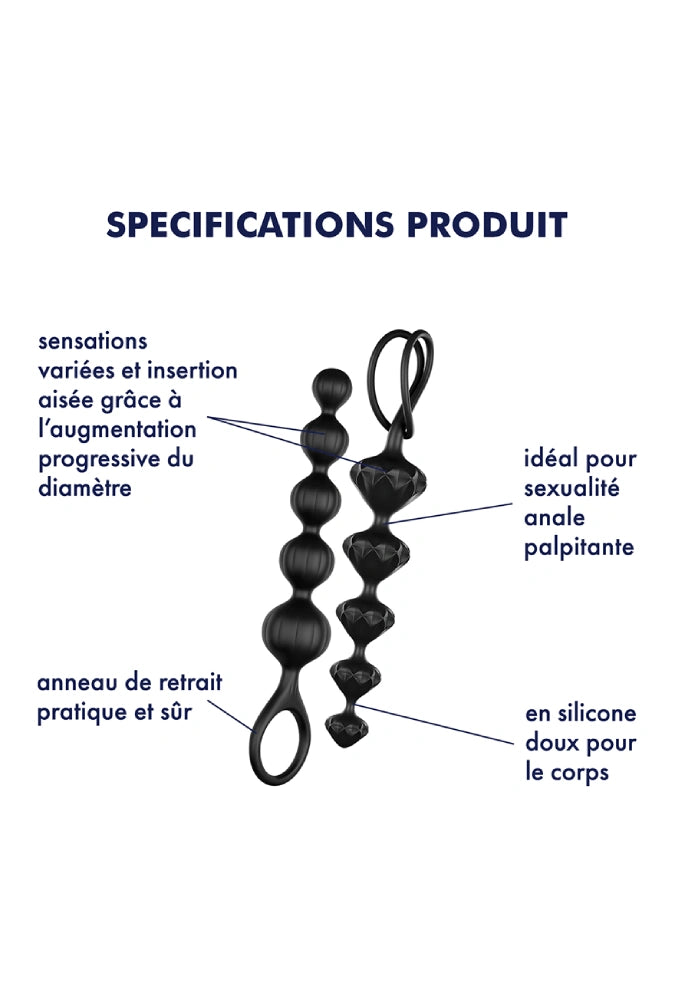 Kit de 2 chapelets anaux - Love Beads