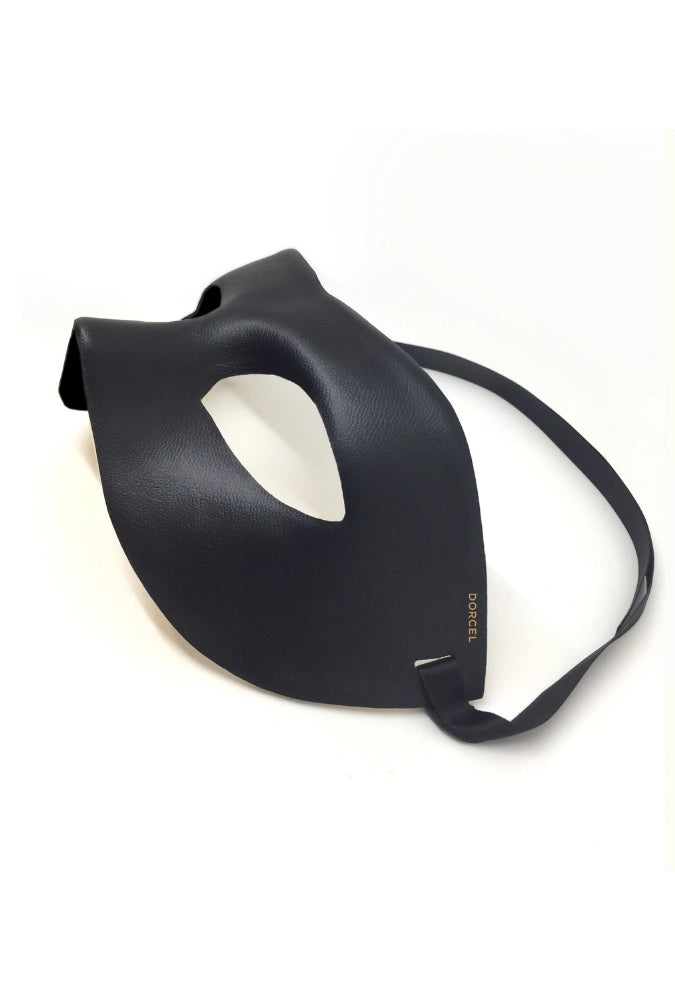 Adjustable faux-leather mask - Mask Dorcel