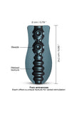 Dual-entry manual masturbator - Sili-Cup Dual Sensation