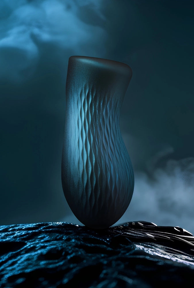 Dual-entry manual masturbator - Sili-Cup Dual Sensation