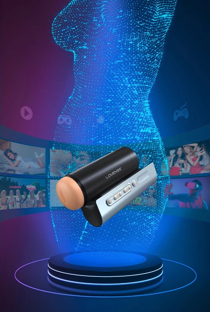 AI-connected automatic stroking masturbator - Solace Pro