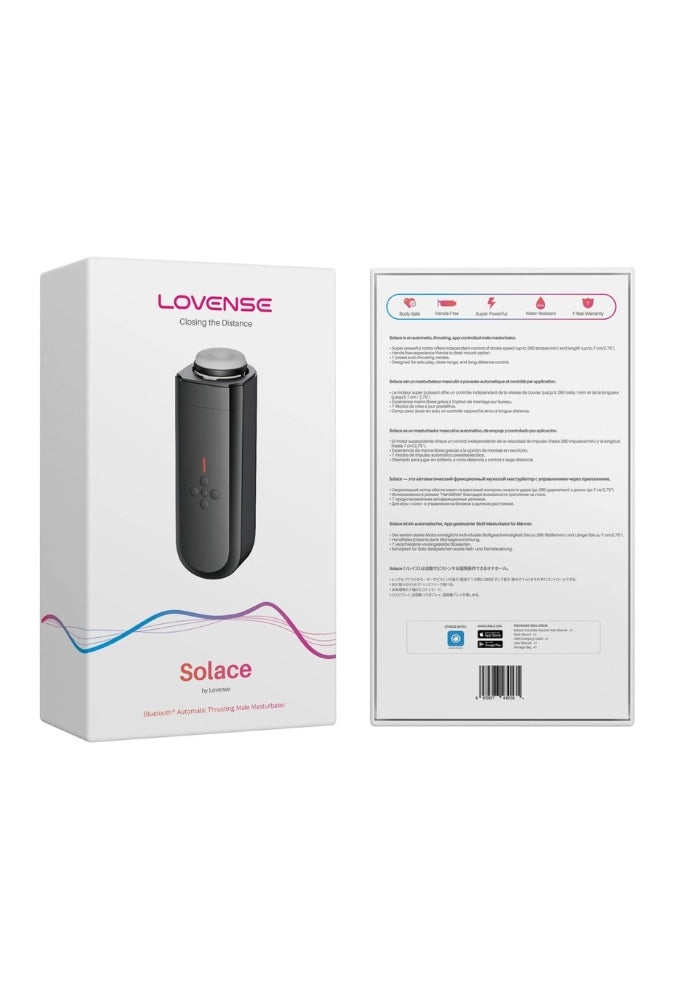 Masturbatore con movimento avanti e indietro connesso - Solace