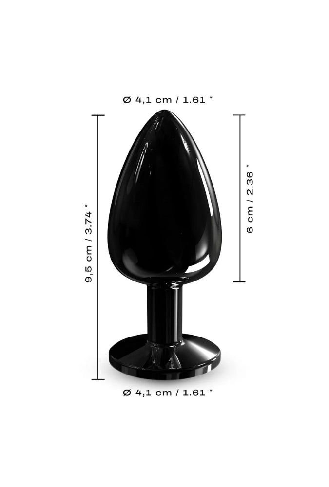 Schmuck-Analplug aus Metall - Diamond Plug