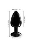 Schmuck-Analplug aus Metall - Diamond Plug