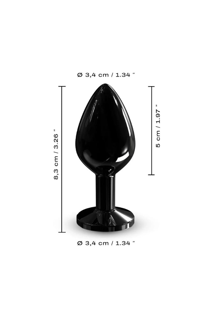 Schmuck-Analplug aus Metall - Diamond Plug