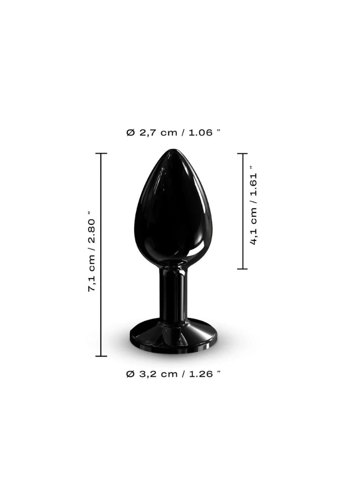 Schmuck-Analplug aus Metall - Diamond Plug