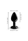 Schmuck-Analplug aus Metall - Diamond Plug