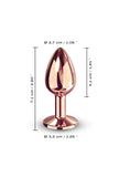 Schmuck-Analplug aus Metall - Diamond Plug