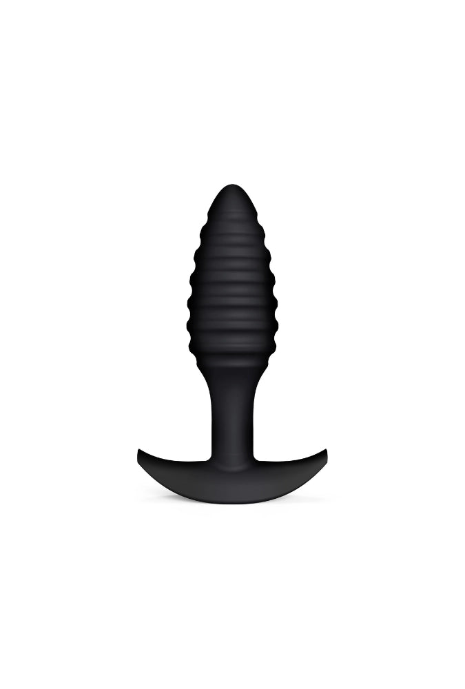 Texturierter Analplug aus Silikon - Spiral Plug