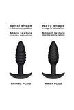Texturierter Analplug aus Silikon - Wavy Plug