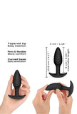 Texturierter Analplug aus Silikon - Wavy Plug