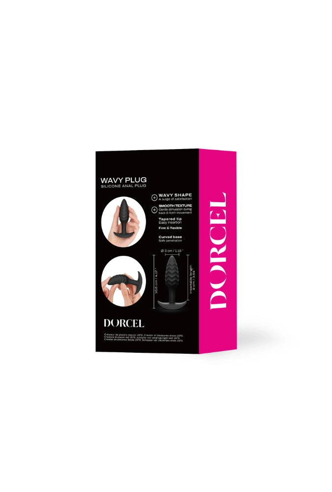 Texturierter Analplug aus Silikon - Wavy Plug