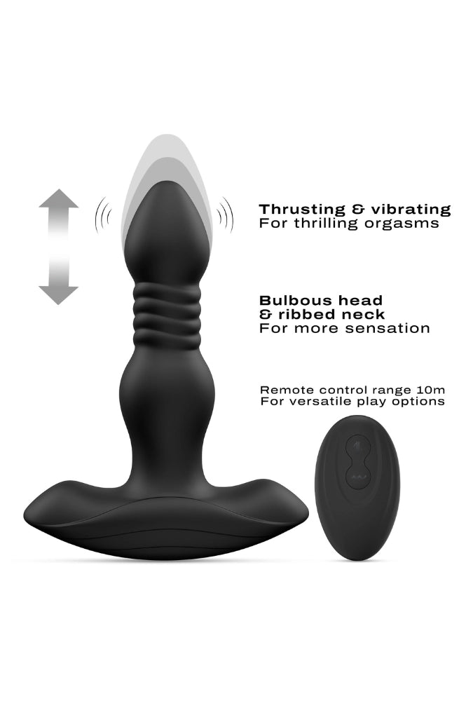 Plug vibrante con movimiento vaivén - Deep Stormer