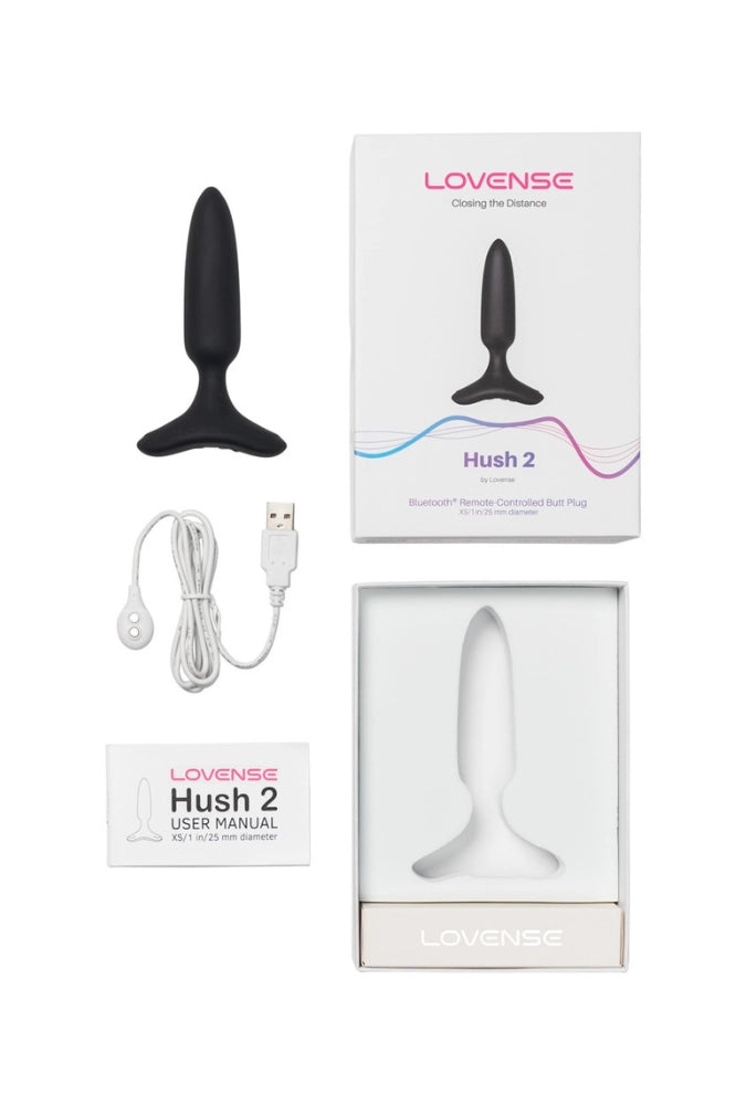 App-controlled vibrating anal plug – Hush 2