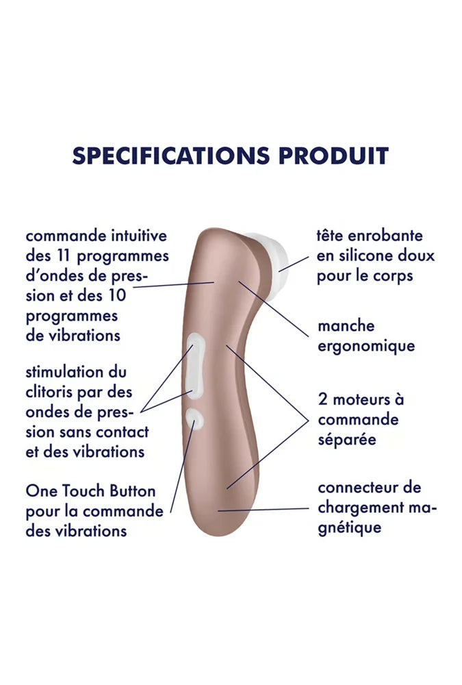 Air pulse clitoral stimulator - Pro 2+