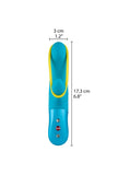 Rabbit-vibrator met stimulerend elastiek - Amorino
