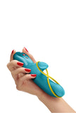 Rabbit-vibrator met stimulerend elastiek - Amorino
