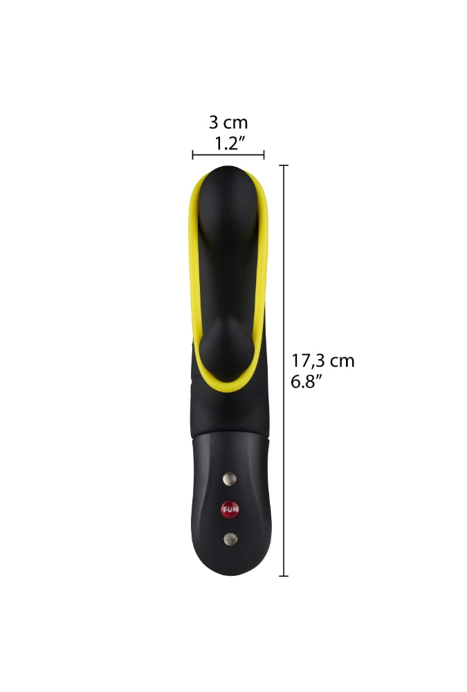 Rabbit-vibrator met stimulerend elastiek - Amorino
