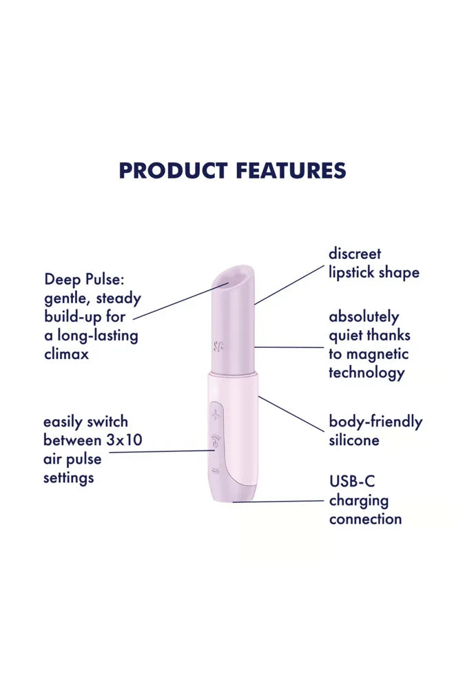 Air pulse clitoral stimulator - Secret Kiss