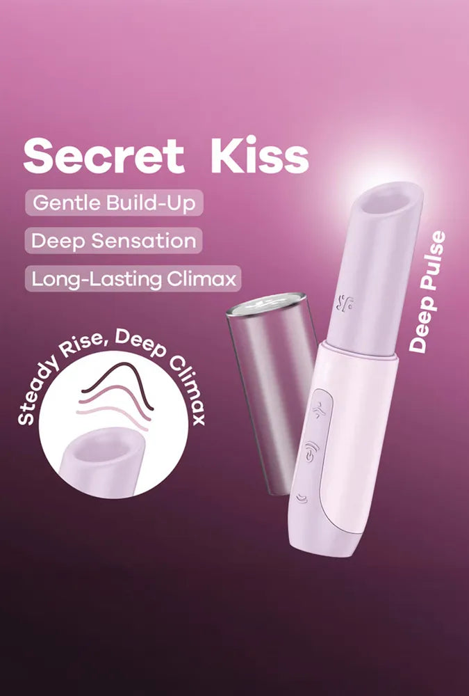 Stimolatore clitorideo ad impulsi d'aria - Secret Kiss
