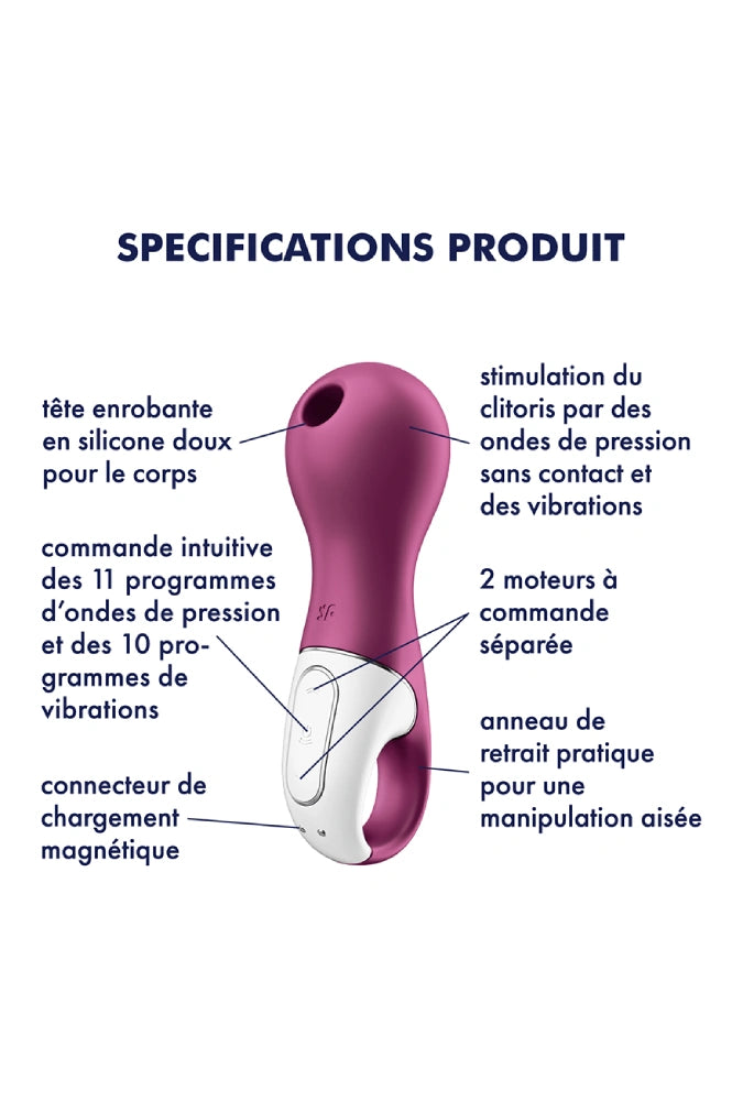 Stimolatore clitorideo 2 in 1 - Lucky Libra