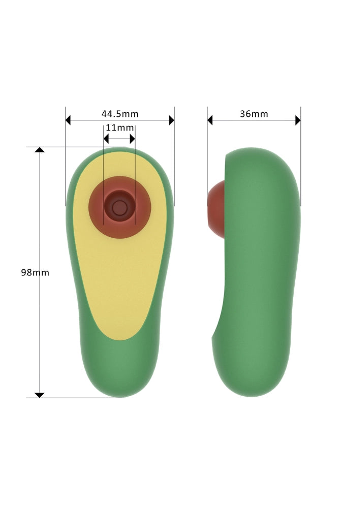 Avocado clitoral suction stimulator - Core Air