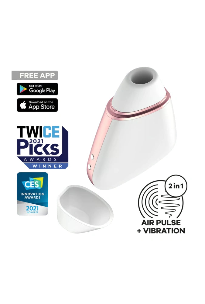 Vernetzter Air-Pulse-Klitorisstimulator – Love Triangle