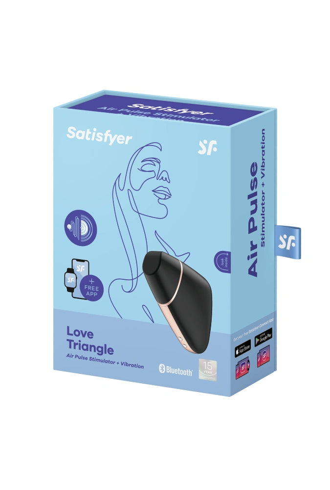 Vernetzter Air-Pulse-Klitorisstimulator – Love Triangle