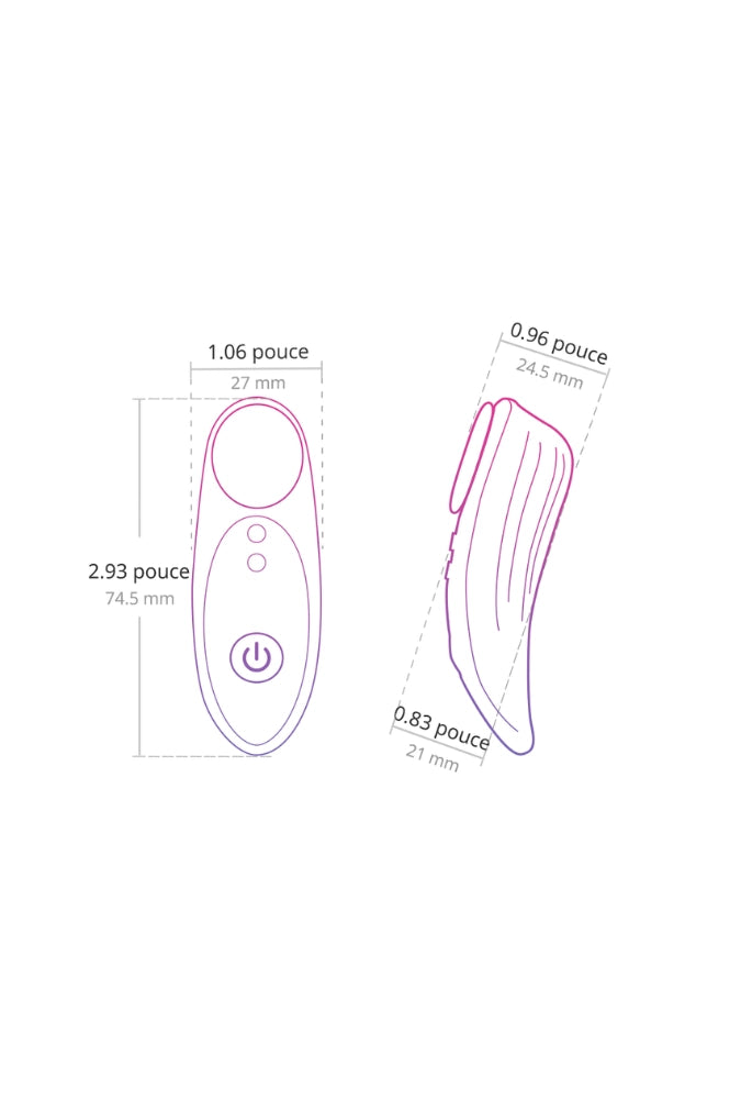 App-controlled panty vibrator - Ferri