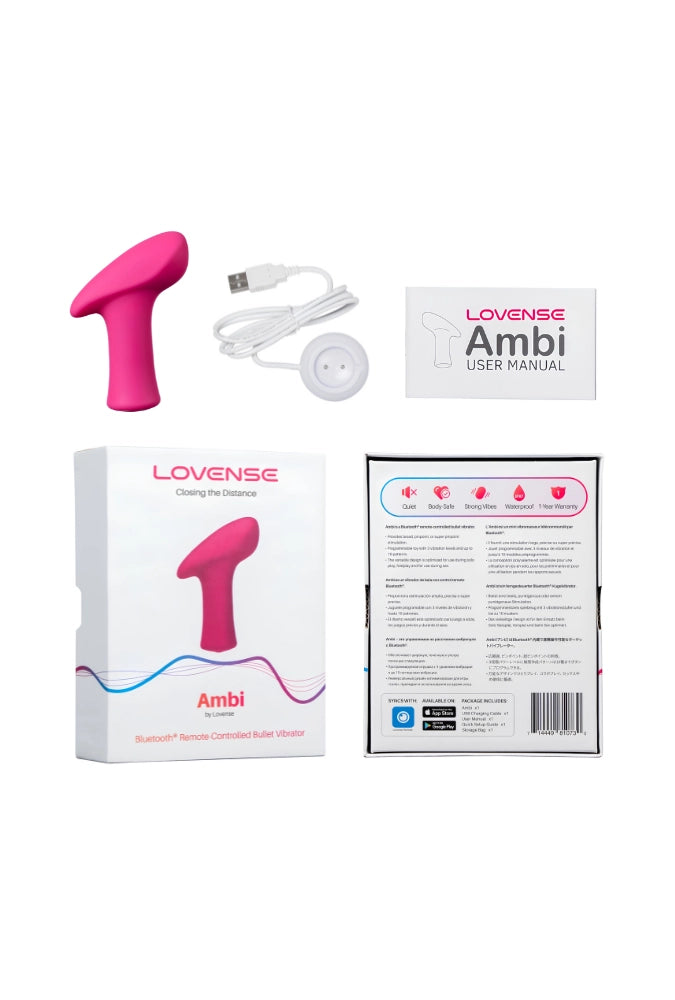 Verbonden clitorale en vulvaire stimulator - Ambi